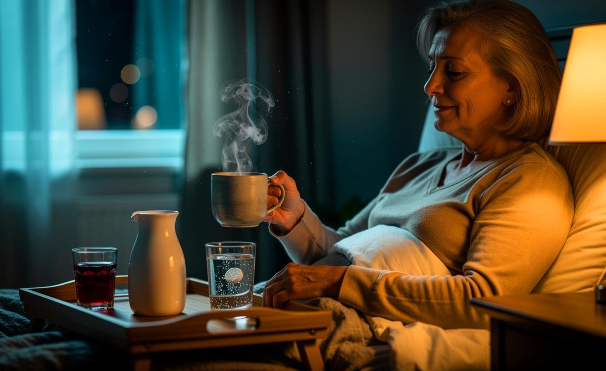 Ab 52 Jahren empfehlen Ärzte dieses einfache Getränk abends für ruhigen Schlaf und weniger nächtliches Aufwachen.