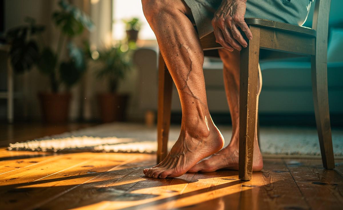 Ab 65 Jahren empfehlen Ärzte diese kurze Fußgymnastik für bessere Durchblutung.