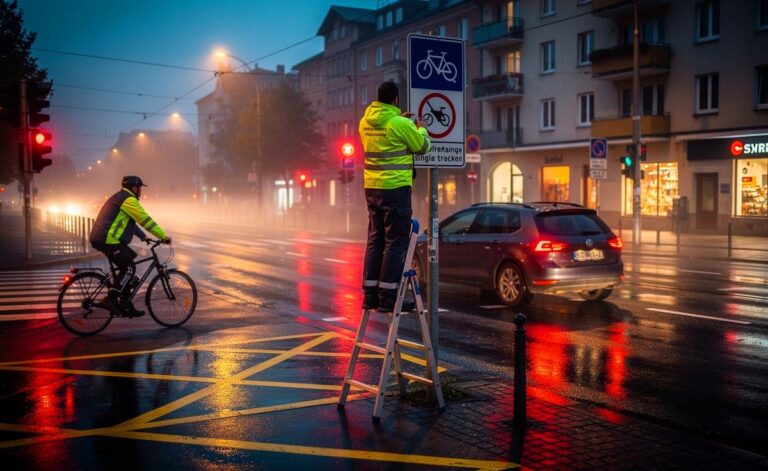 Illustration von Verkehrsschildern, deren Bedeutung sich durch neue StVO-Regeln ändert